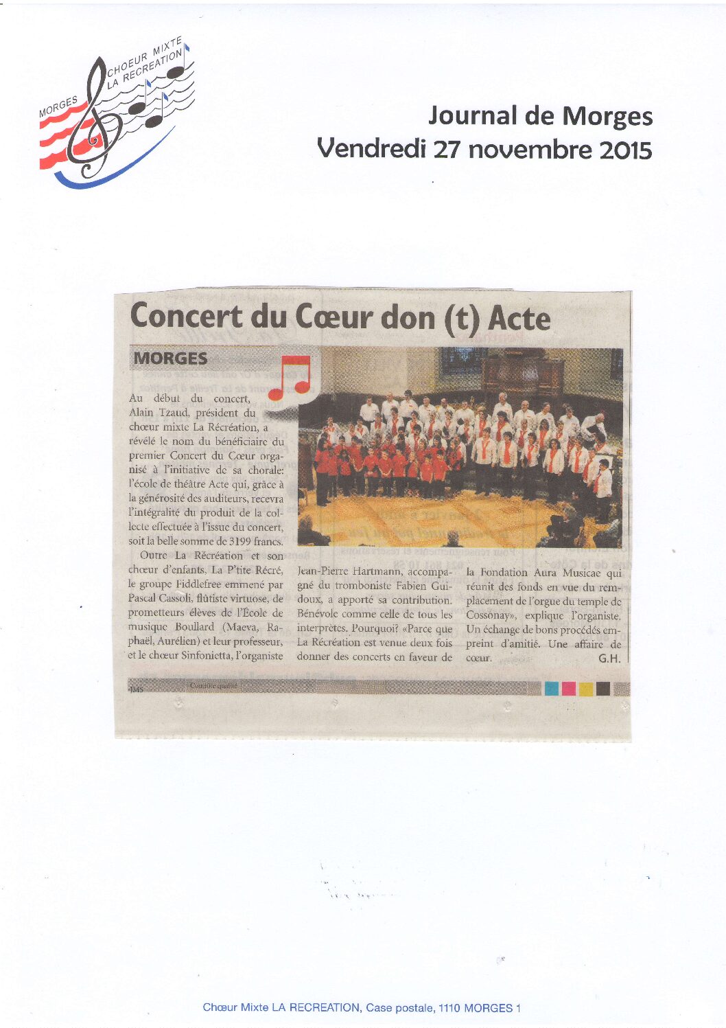Concert du Coeur don(t)