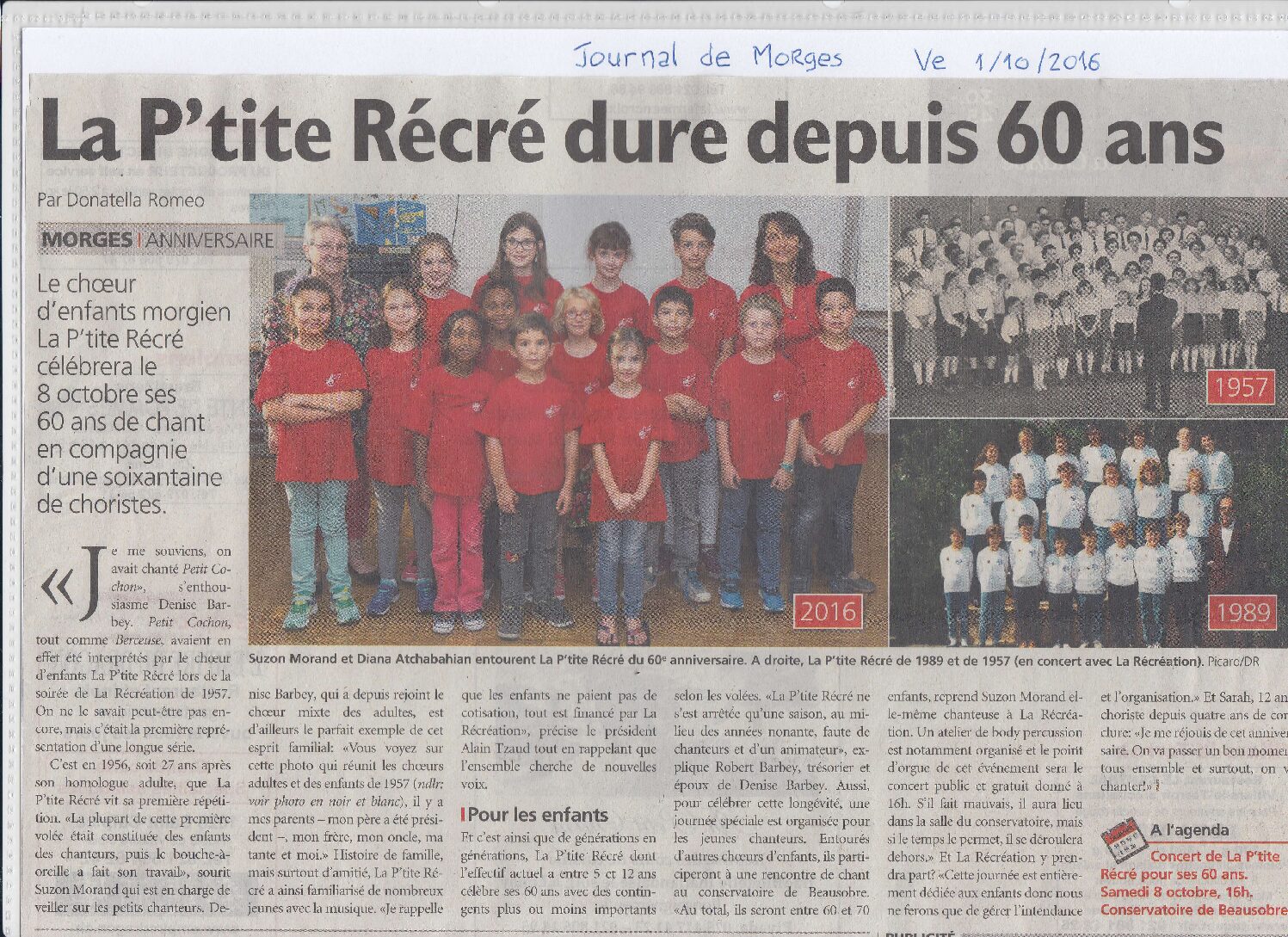 La P&rsquo;tite récré dure depuis 60 ans