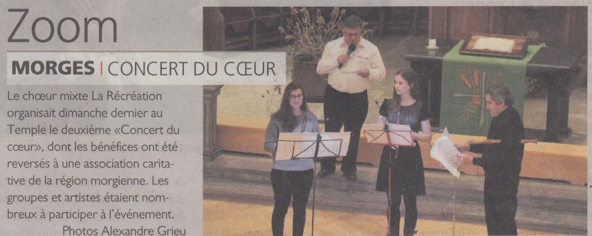 Journal de Morges : les flûtistes en plein effort